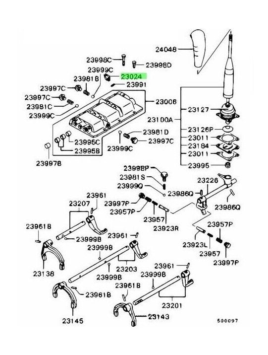 INTERRUTTORE RETROMARCIA MITSUBISHI PAJERO/ L200 - Autoricambi4x4