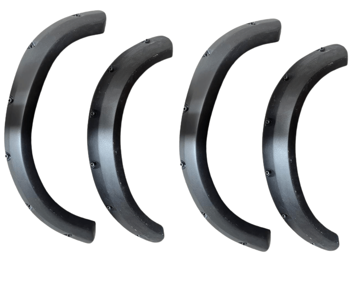 KIT 4 PARAFANGHI ALLARGATI +12CM SUZUKI SJ410/ SJ413/ SAMURAI/ SANTANA - Autoricambi4x4