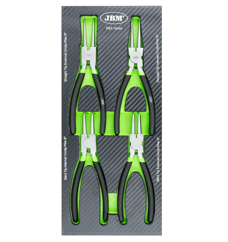 KIT 4 PINZE PER ANELLI SEEGER EVA 8" - Autoricambi4x4