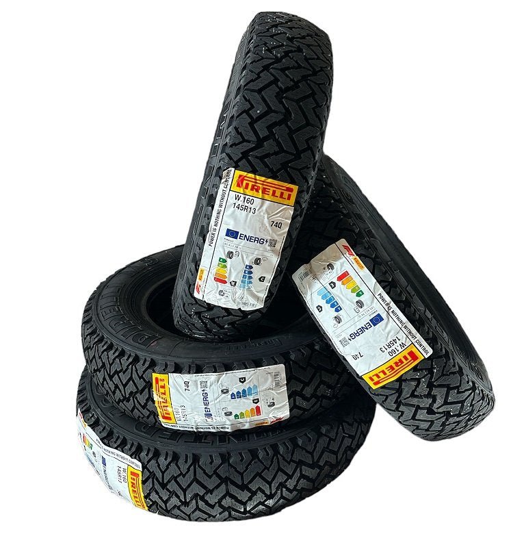 KIT 4 PNEUMATICI PIRELLI FIAT PANDA 4X4 141 WINTER W160 145/80R13 - Autoricambi4x4