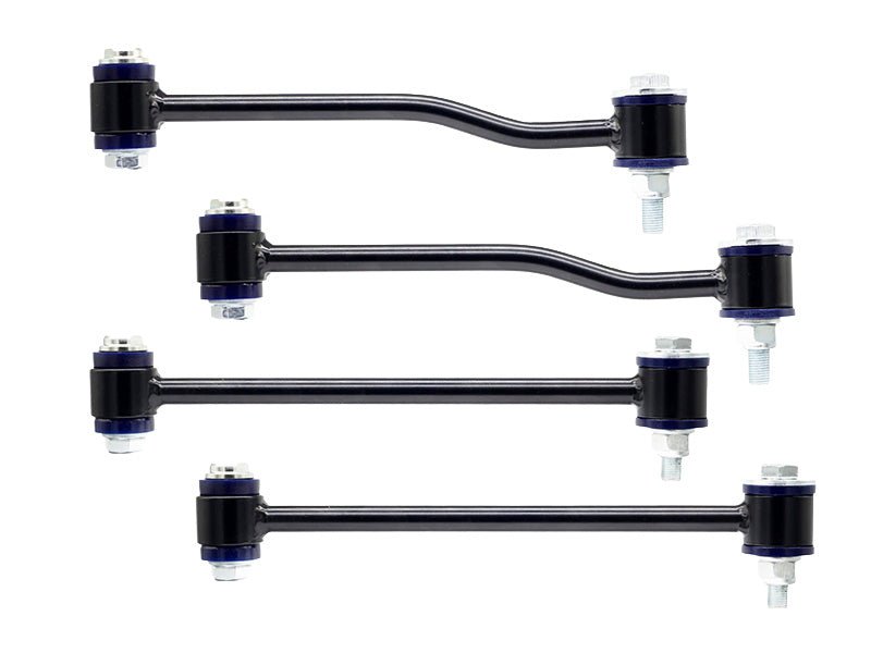 KIT BIELLETTE ALLUNGATE CON BOCCOLE IN POLIURETANO PER JEEP WRANGLER JK - Autoricambi4x4