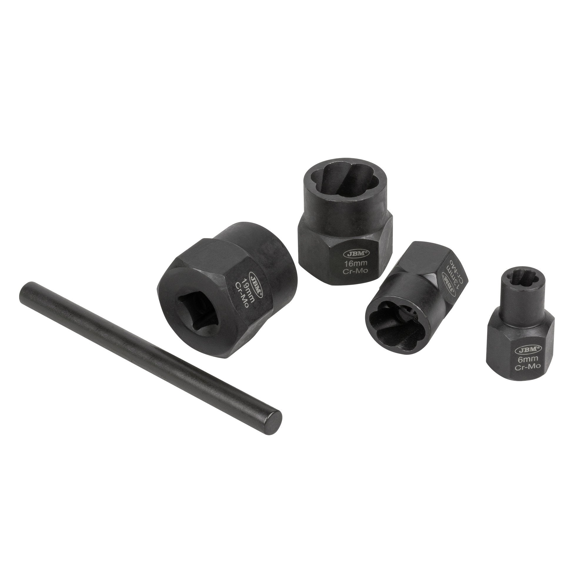 KIT DI BUSSOLE TWIST 3/8" PER L'ESTRAZIONE DI DADI/BULLONI DI SICUREZZA - Autoricambi4x4