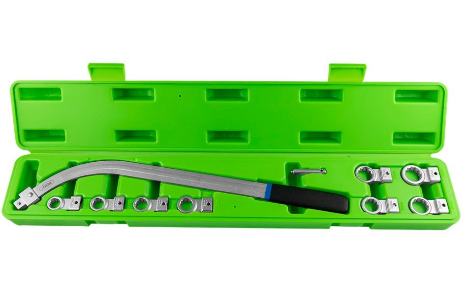 KIT DI CHIAVI CURVE PER ESTRAZIONE DELLA CINGHIA TESTA INTERCAMBIABILE - Autoricambi4x4
