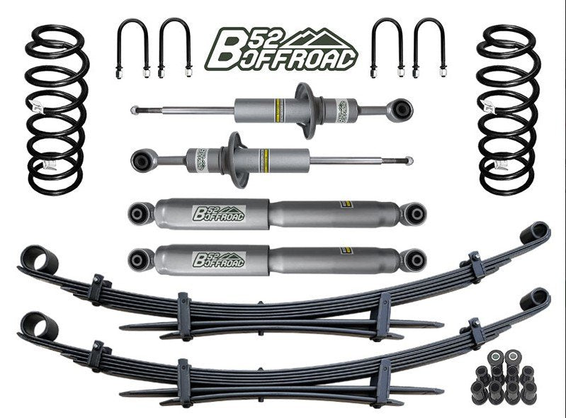 KIT DI RIALZO COMPLETO B52 OFFROAD +4 CM PER FORD RANGER DAL 2011 AL 2018 - Autoricambi4x4