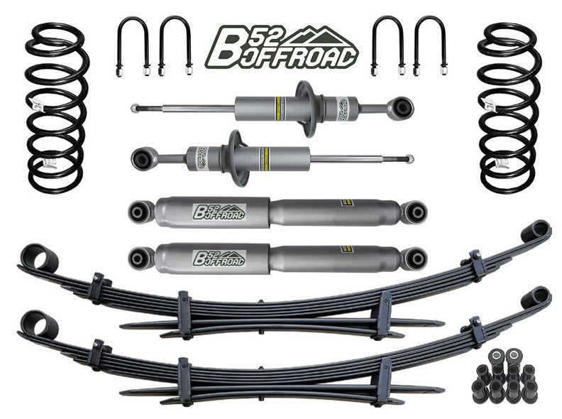 KIT DI RIALZO COMPLETO B52 OFFROAD +4 CM PER FORD RANGER DAL 2018 AL 2022 - Autoricambi4x4