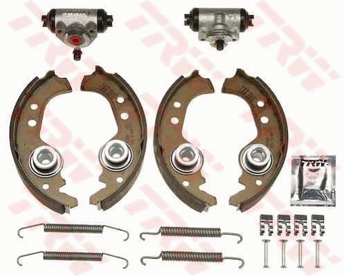 KIT GANASCE FRENO+CILINDRETTI FRENO POSTERIORE FIAT PANDA (141_) - Autoricambi4x4