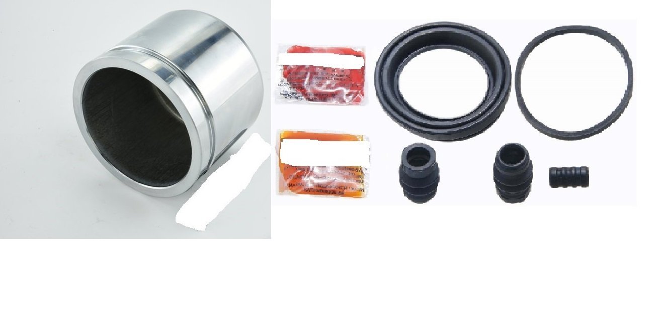 KIT REVISIONE PINZA FRENO ANTERIORE MITSUBISHI L200 KB4T (Pistone: 60 mm) - Autoricambi4x4