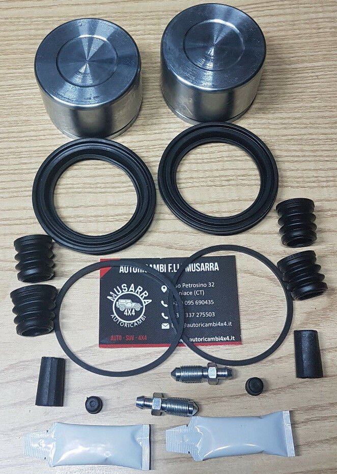 KIT REVISIONE X 2 PINZE FRENO ANTERIORI NISSAN PATROL DAL 1979 AL 1998 (PISTONI: 68mm) - Autoricambi4x4