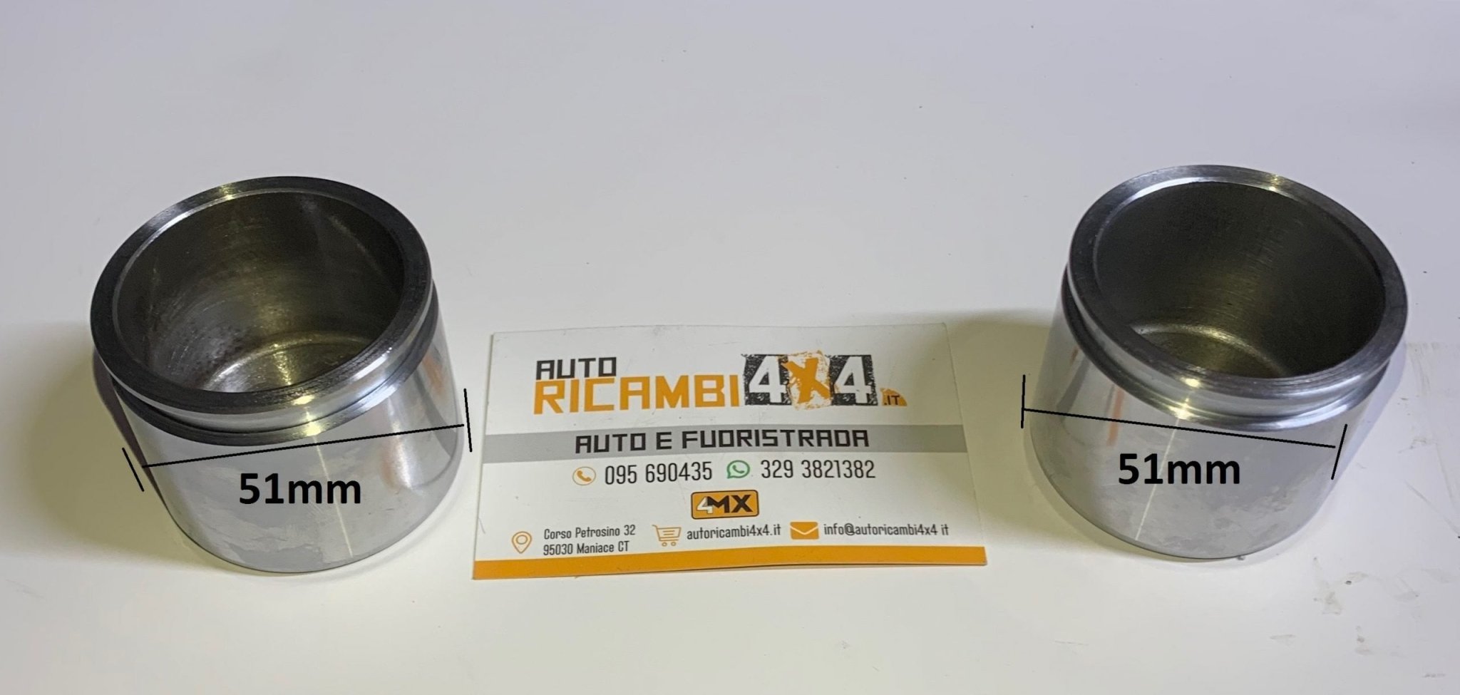 KIT REVISIONE X2 PINZE FRENO ANTERIORE DX E SX SUZUKI JIMNY 1.3/ 1.5 DDiS (Pistone: 51mm) - Autoricambi4x4