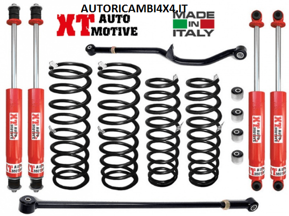KIT RIALZO +10CM/+12CM COMPLETO EXTREME KIT TRIAL PRO VERSION PER NISSAN PATROL GR Y61 - Autoricambi4x4