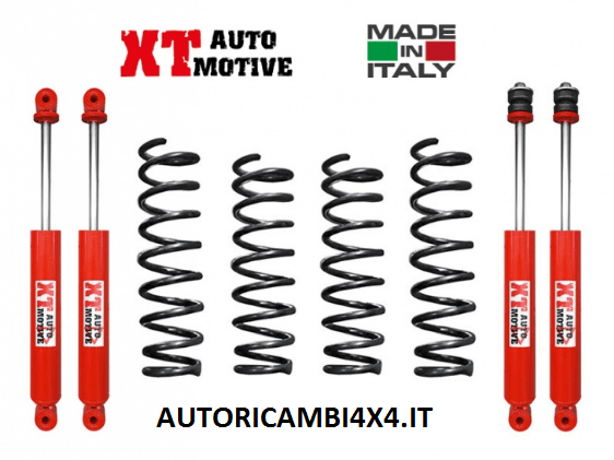 KIT RIALZO +4 CM COMPLETO PER SUZUKI JIMNY DIESEL - Autoricambi4x4