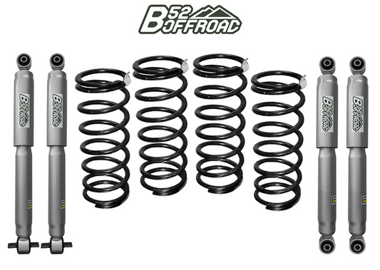 KIT RIALZO +4/5 CM COMPLETO B52 OFFROAD PER LAND ROVER DISCOVERY 2 (TD5) - Autoricambi4x4