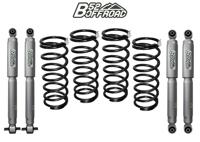 KIT RIALZO +4/5 CM COMPLETO B52 OFFROAD PER LAND ROVER DISCOVERY 2 (TD5) - Autoricambi4x4