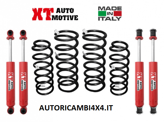 KIT RIALZO +6CM COMPLETO XT AUTOMOTIVE PER NISSAN PATROL GR Y61 - Autoricambi4x4