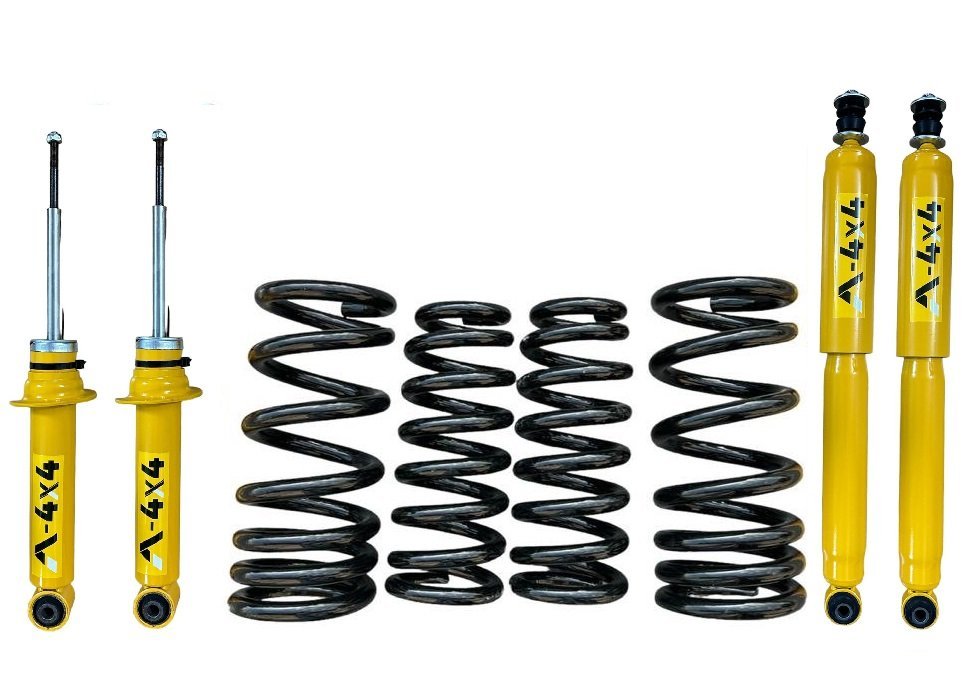 KIT RIALZO COMPLETO A - 4X4 +5CM MITSUBISHI PAJERO V60/ V80 3 PORTE - Autoricambi4x4