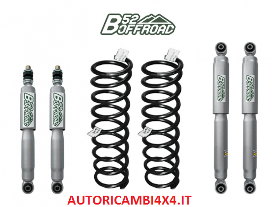 KIT RIALZO COMPLETO B52 OFFROAD +4 CM PER NISSAN TERRANO - Autoricambi4x4