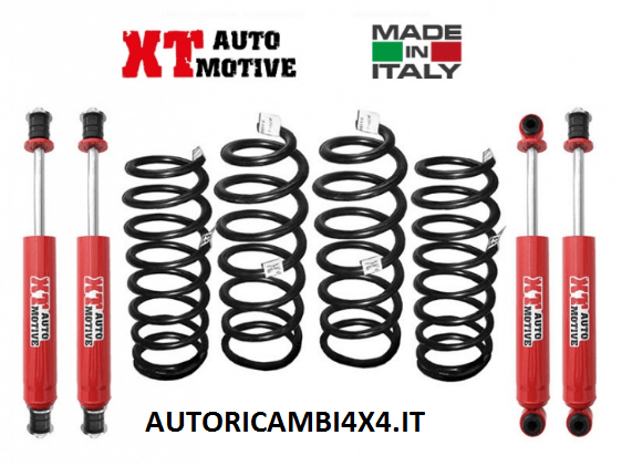 KIT RIALZO COMPLETO XT AUTOMOTIVE +10 CM PER TOYOTA LJ 70 / LJ 73 FARO TONDO - Autoricambi4x4
