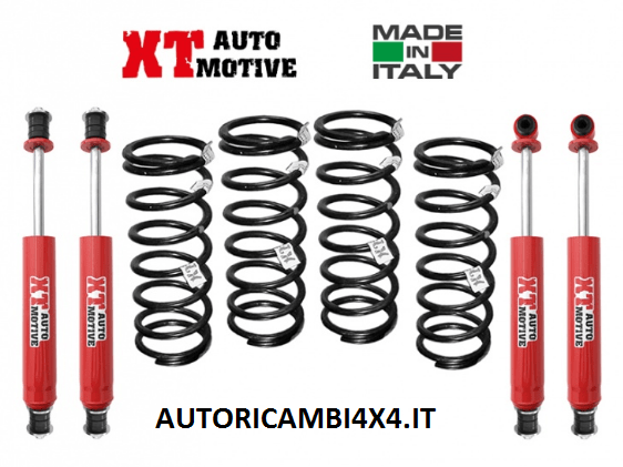 KIT RIALZO COMPLETO XT AUTOMOTIVE +4/5CM PER LAND ROVER DISCOVERY 200/300TDI - Autoricambi4x4