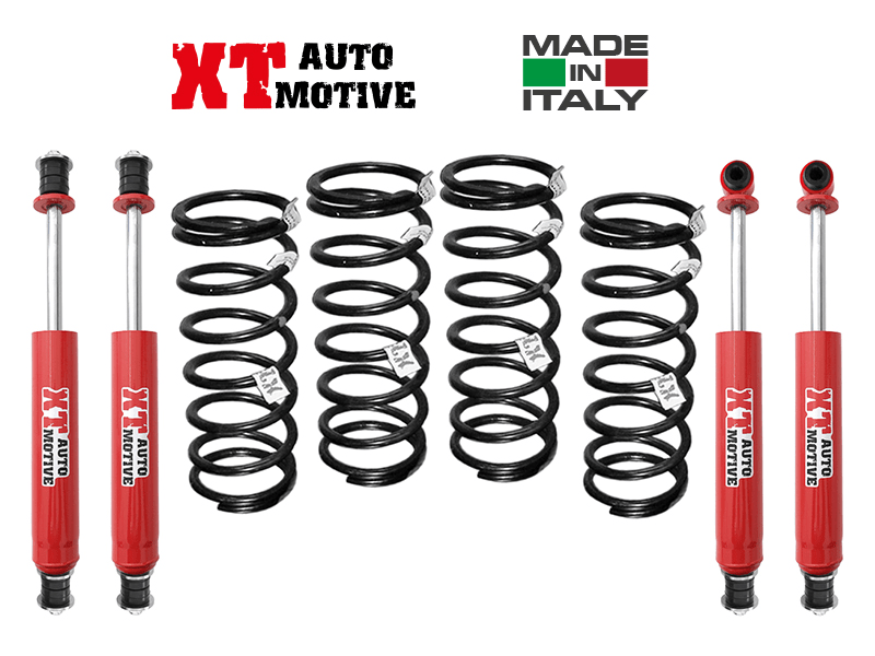 KIT RIALZO COMPLETO XT AUTOMOTIVE +4CM/+5CM PER LAND ROVER DEFENDER 90 - Autoricambi4x4
