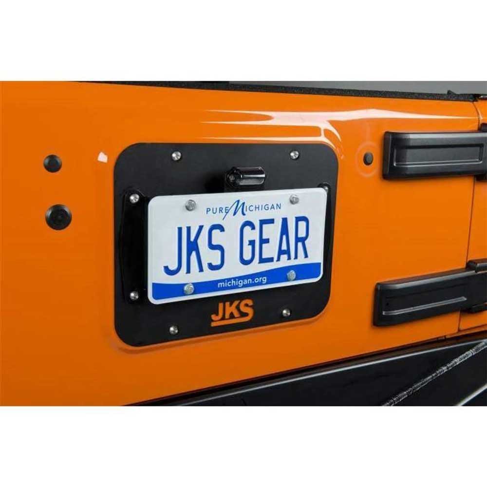Kit ricollocazione targa con luce JKS - Autoricambi4x4