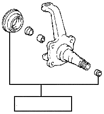 KIT RIPARAZIONE FUSO A SNODO/ REVISIONE MONTANTE TOYOTA HILUX/ 4 RUNNER - Autoricambi4x4