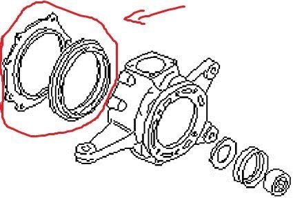 KIT RIPARAZIONE PARAOLIO FUSO A SNODO NISSAN PATROL GR Y61 - Autoricambi4x4