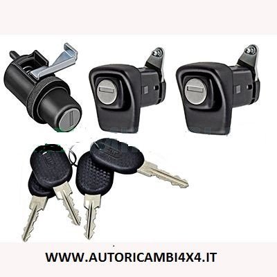 KIT SERRATURE / BLOCCHETTI FIAT PANDA 4X4 I SERIE - Autoricambi4x4