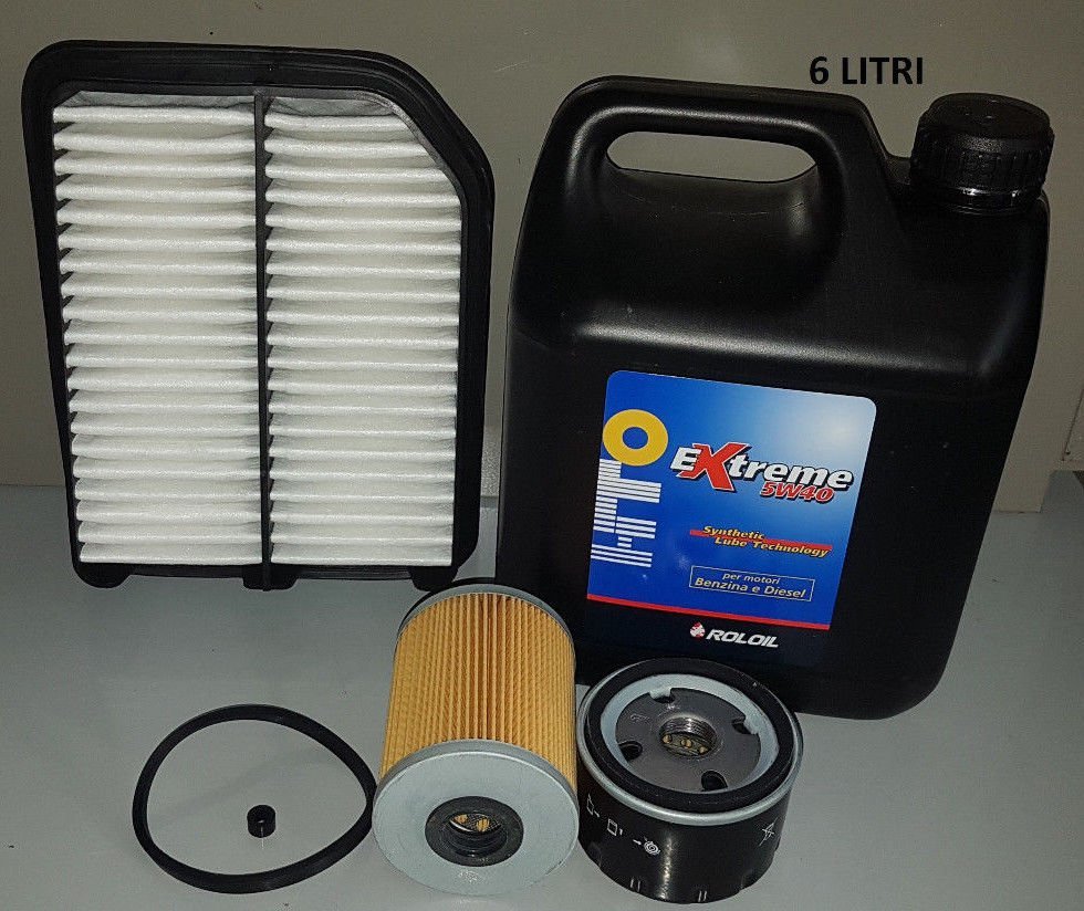KIT TAGLIANDO 3 FILTRI+LITRI 6 ROLOIL 5W40 SUZUKI GRAN VITARA 1.9 DDiS DAL 2005 AL 2015 ( COD. MOTORE F9QB ) - Autoricambi4x4