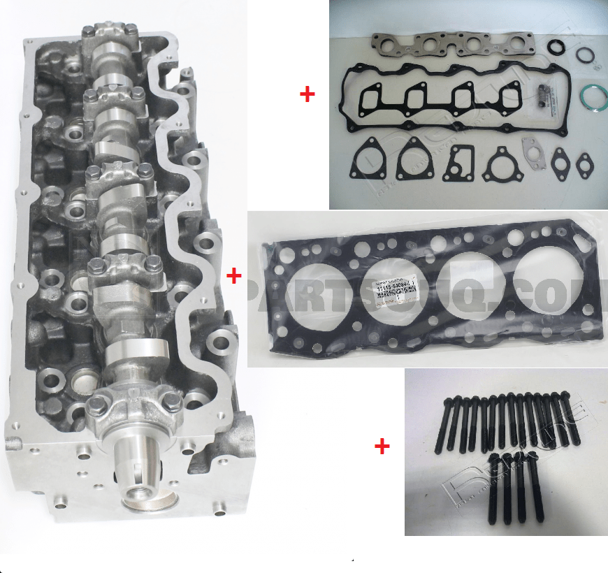 KIT TESTATA MOTORE COMPLETA/ SERIE GUARNIZIONI SMERIGLIO/ GUARNIZIONE TESTATA ORIGINALE TOYOTA/ BULLONI TESTATA TOYOTA LAND CRUISER 2.5 LJ70 II° SERIE - Autoricambi4x4