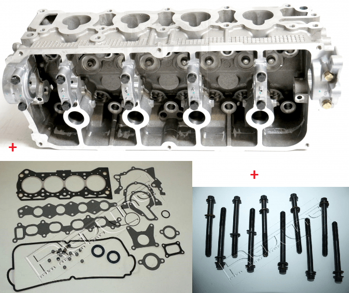 KIT TESTATA MOTORE NUDA/ SERIE GUARNIZIONI SMERIGLIO CON GUARNIZIONE TESTATA/ BULLONI TESTATA SUZUKI JIMNY 1.3 - Autoricambi4x4