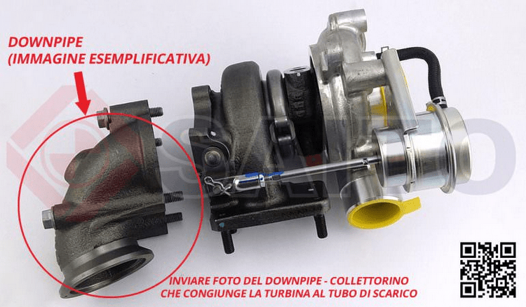 KIT TURBO / TURBINA SAITO SSP150 VGT GEOMETRIA VARIABILE FLANGIATA PER NISSAN PATROL 2.8 - Autoricambi4x4