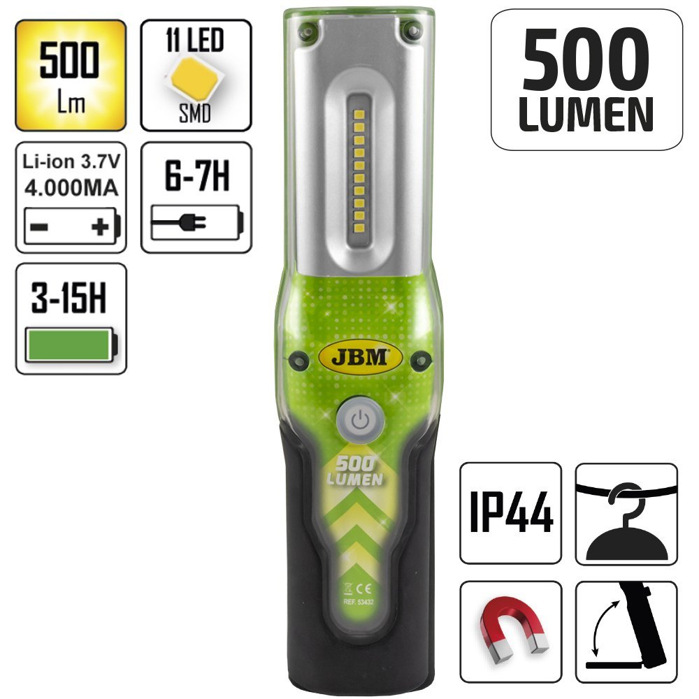 LAMPADA PORTATILE LED 500LM - Autoricambi4x4