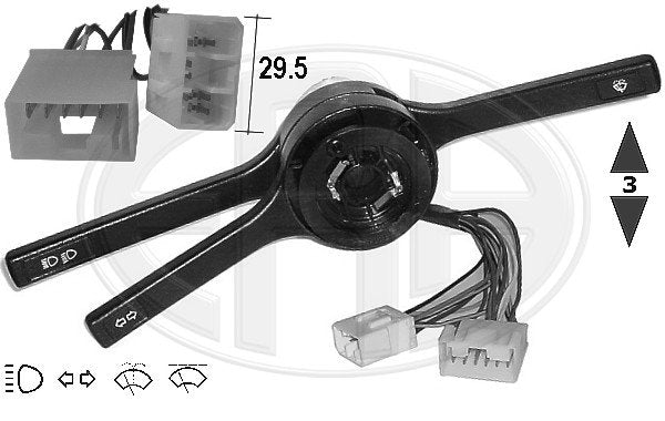 LEVA DEVIO GUIDA/ DEVIOLUCI FIAT PANDA (141_) - Autoricambi4x4