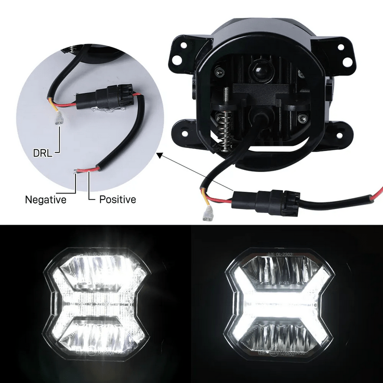 LUCI DI NEBBIA/ FENDINEBBIA A LED JEEP WRANGLER JK - Autoricambi4x4