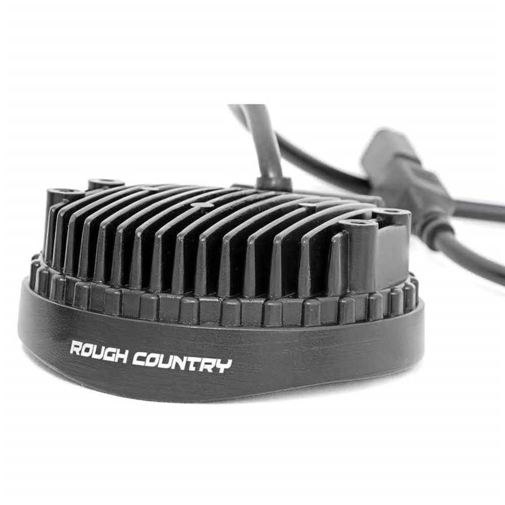 Luci LED rotonde 4" spot Rough Country - Autoricambi4x4