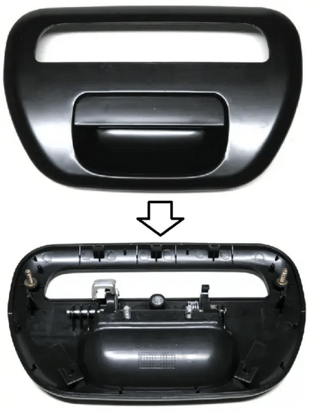 MANIGLIA PORTELLONE POSTERIORE MITSUBISHI L200 DAL 2005 AL 2015 (NERA) - Autoricambi4x4