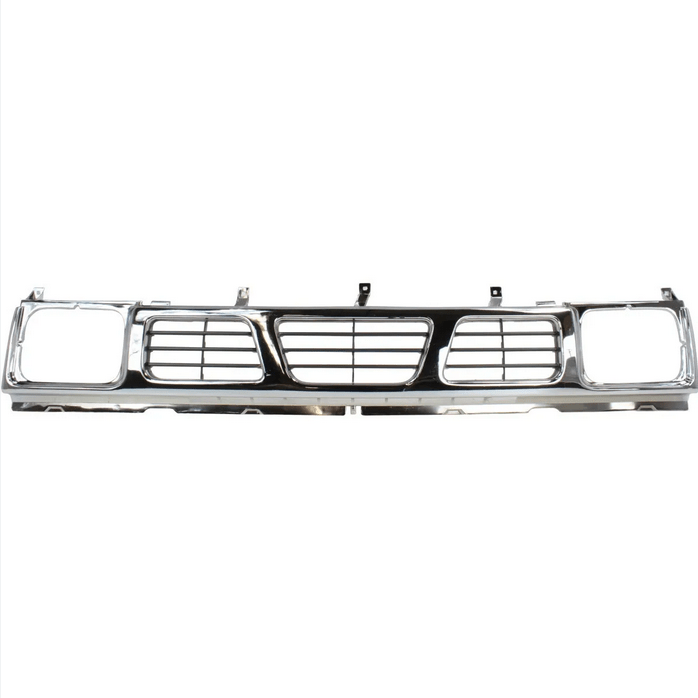MASCHERINA/ GRIGLIA ANTERIORE CROMATA NISSAN KING CAB D21 DAL 1992 AL 1997 - Autoricambi4x4