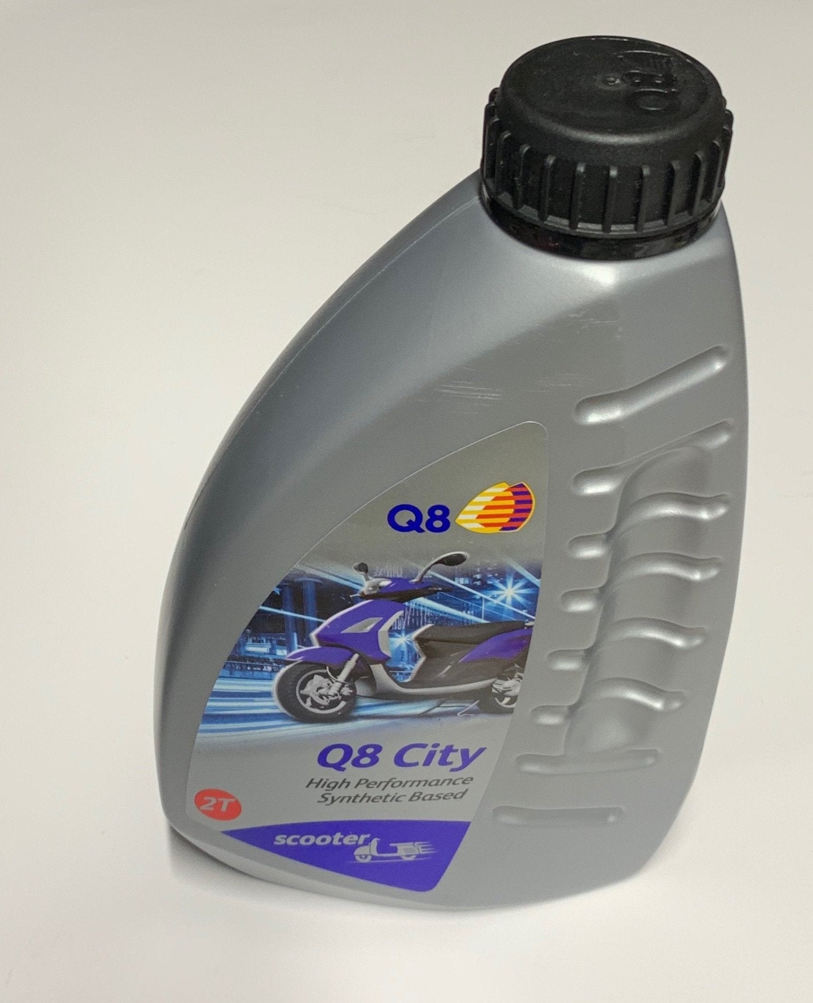 OLIO MISCELA SINTETICO 2 TEMPI Q8 CITY lt.1 - Autoricambi4x4