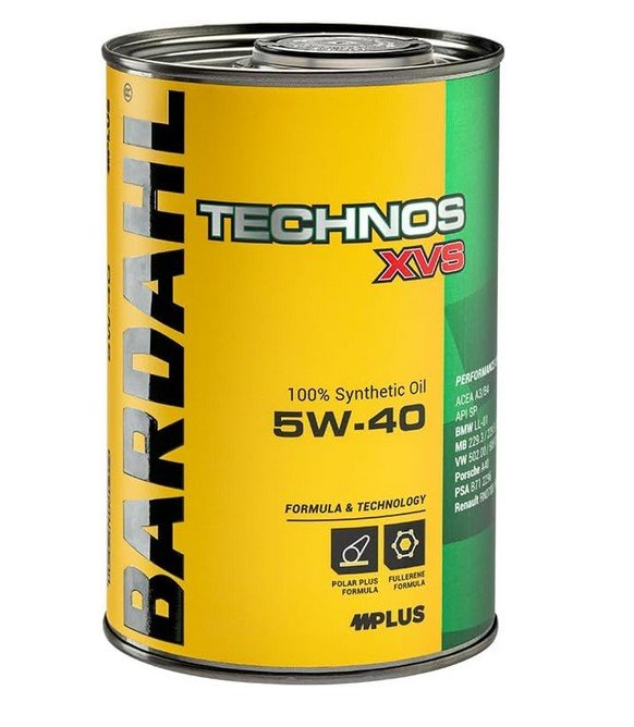 OLIO MOTORE BARDHAL TECHNOS XVS 5W - 40 1 LT - Autoricambi4x4