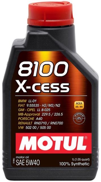 OLIO MOTORE MOTUL 8100 X - CESS 5W40 lt.1 ACEA A3/B4 - Autoricambi4x4