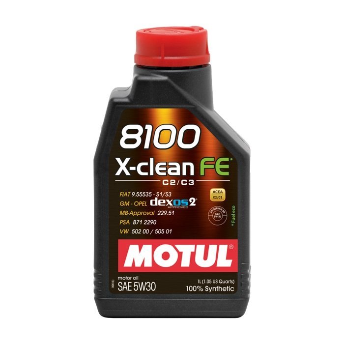 OLIO MOTORE MOTUL 8100 X - CLEAN FE 5W30 lt.1 ACEA C2/C3 - Autoricambi4x4