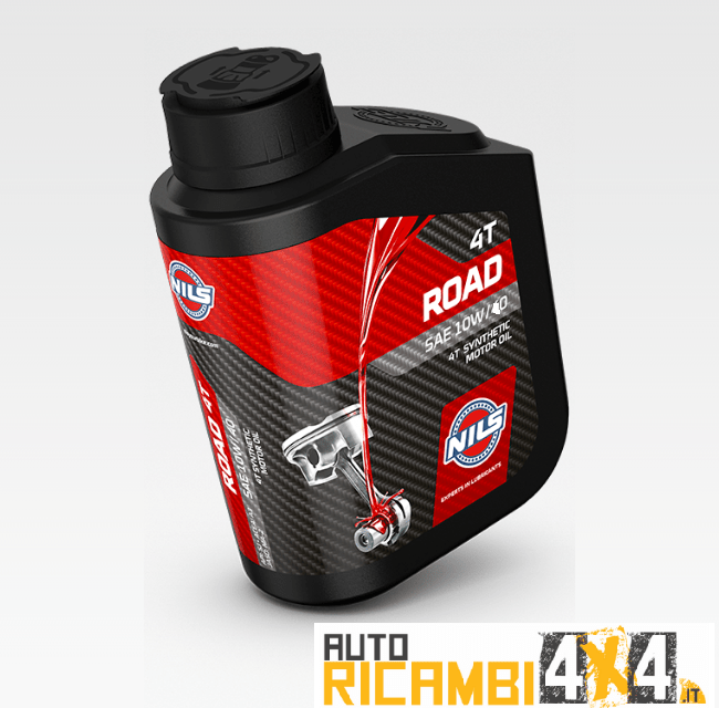 OLIO MOTORE SINTETICO 4 TEMPI NILS ROAD 10W50 - Autoricambi4x4