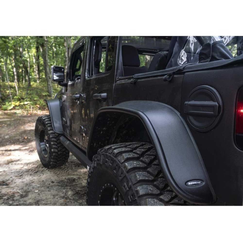 Parafanghi anteriori e posteriori a copertura standard Bushwacker Flat Style - Autoricambi4x4