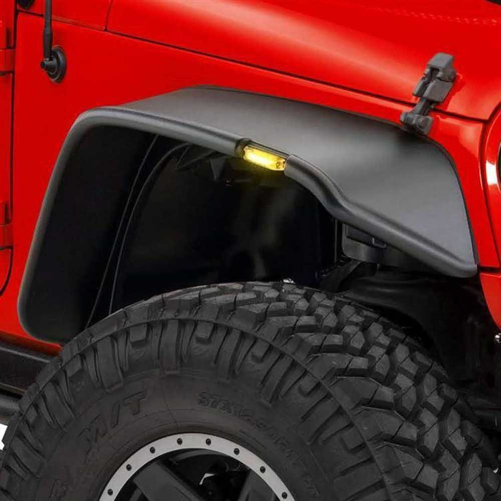 Parafanghi anteriori e posteriori con copertura standard Bushwacker Flat Style - Autoricambi4x4