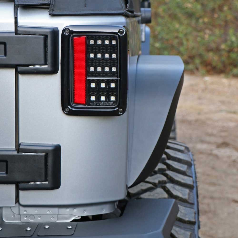 Parafanghi posteriori Go Rhino Trailline 6" - Autoricambi4x4