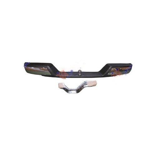 PARAURTI POSTERIORE CROMATO UNIVERSALE (CON GANCIO DI TRAINO) - Autoricambi4x4