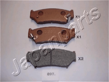 PASTIGLIE FRENO ANTERIORE SUZUKI JIMNY 1.5 DDiS/ VITARA/ GRAND VITARA - Autoricambi4x4