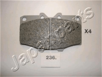 PASTIGLIE FRENO ANTERIORE TOYOTA LAND CRUISER (LJ/ HJ/ BJ/ RJ/ FJ)/ HILUX/ 4 RUNNER 2.4 - Autoricambi4x4