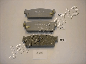 PASTIGLIE FRENO POSTERIORE NISSAN 200 SX (S13)/ CEDRIC (Y33)/ INFINITI M30 - Autoricambi4x4