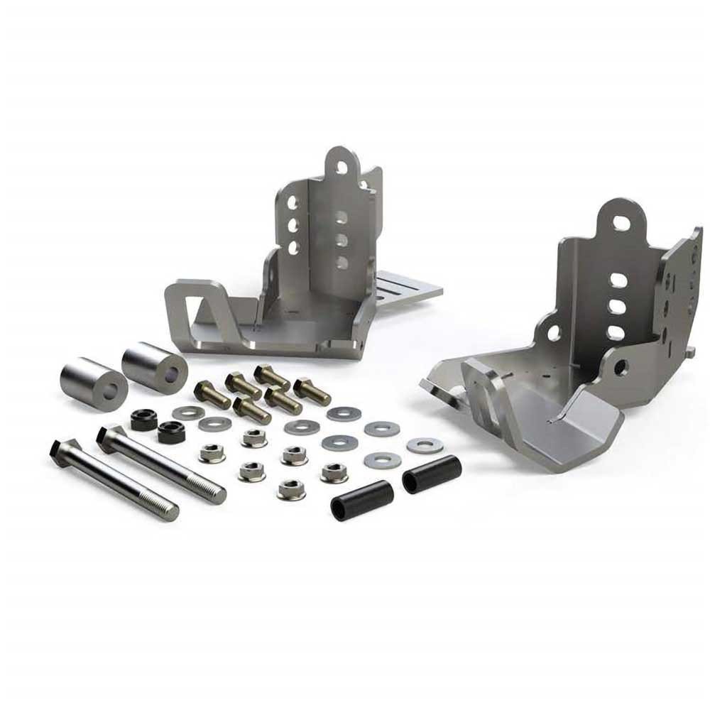 Piastre skid plate ammortizzatori posteriori heavy duty TeraFlex - Autoricambi4x4